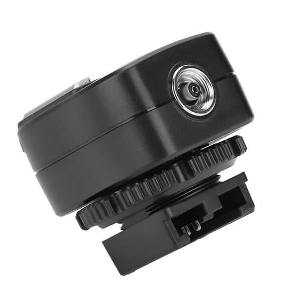 Mini plastik hot shoe adapter konverter 3.5 PC Sync Socket Flash kamera tilbehør (TF-325)