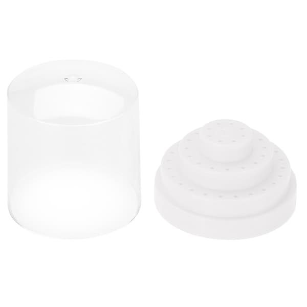 48 hål nagelkonst plast nagelborrställ hållare borrbit display arrangör låda vit