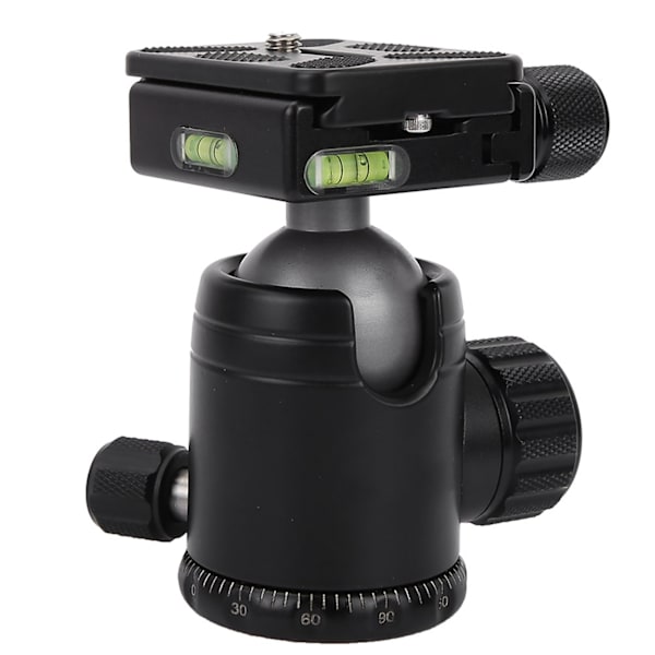 360 horisontell rotationspanorama kamera stativ kulled 36mm kula 60mm snabbkopplingsplatta(B)