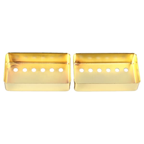 2 st Elgitarr Humbucker Pickup Skal Mässing Professionell Gitarr Pickup Kåpa för LP Guld 52mm 52mm