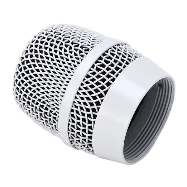 Kulehode Mesh Mikrofon Grille Erstatning Mikrofon Kulehode Mesh Grille for Baier BBS 666 Hvit