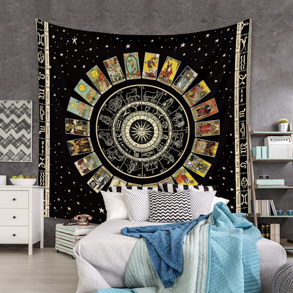 Mandala Bohemian Tapestry Egnet for Soveromdekorasjon（905-2，29 x 38 tommer）