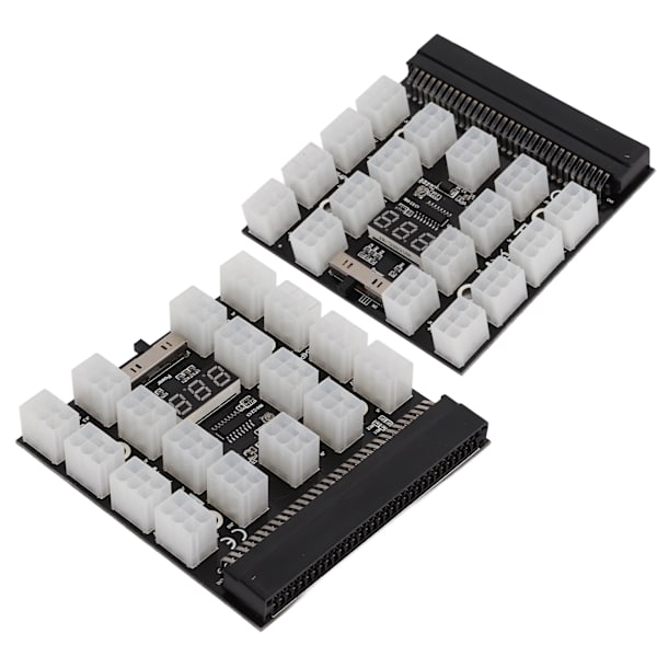Breakout-levy Power Supply -palvelinsovitin 17 porttia 6-napainen LED-jännite-näyttö lisävaruste