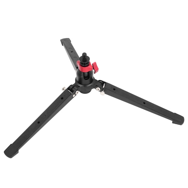 Mini Tripod Desktop Liten Tripod Aluminium Bordstativ Stativ Stativ 3/8 Tums Skruvhål Lastar Upp till 10 kg för DSLR-kamera Monopods
