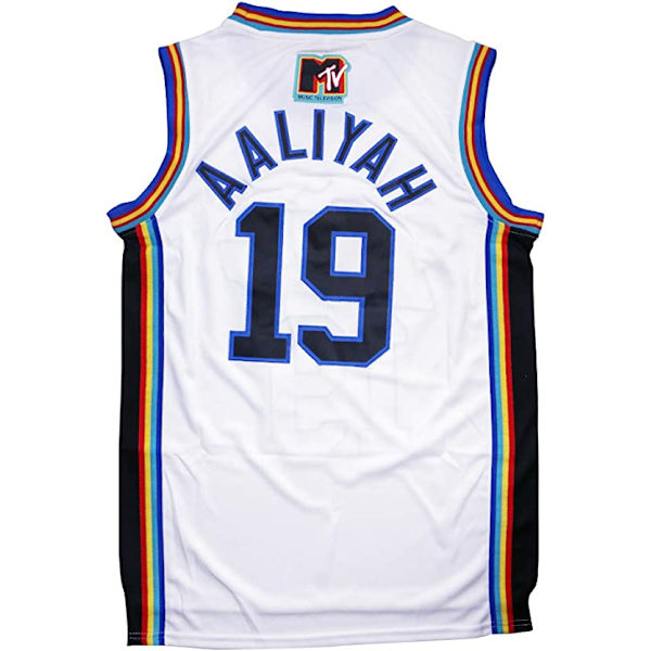 19 Bricklayers MTV Rock N Jock Koripallopaita valkoinen - M