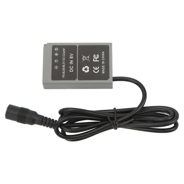 PS BLS5 BLS1 Dummy Batteri DC-kobler til Olympus Pen E PL7 E PL5 E PM2 til Stylus 1 1s OM D E M10 E M10 til Mark II III AC100-240V EU-stik