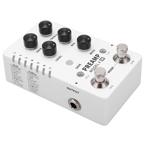 Digital forforsterker effektpedal Multi Channel Single Block GIR Box Model Sampling Effektor