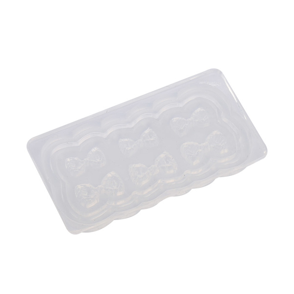 Muodin silikoninen kynsilakkamalli Jousikoristelu DIY 3D Kynsilakkamallit