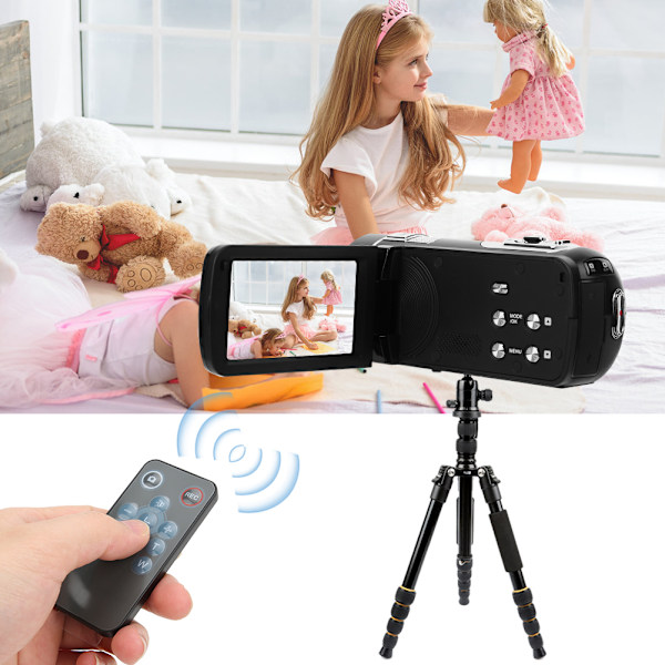 Högdefinitions infraröd digital video 24 miljoner P 18 gånger zoom 3-tums LCD-skärm Maximalt stöd 32 GB minneskort med funktion fjärrkontroll