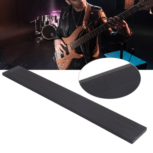 Gitarrgreppbräda i ebenholts för DIY akustisk gitarr ukulele musikinstrument tillbehör