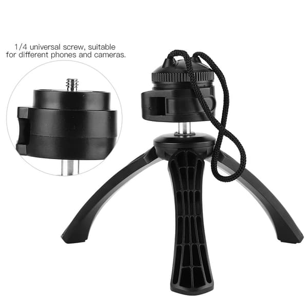 Desktop Mini Tripod Stand Holder til Smartphone Kamera
