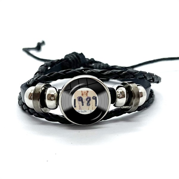 Eksklusivt armbånd til Taylor-fans, håndvævet læder for holdbarhed Style 2