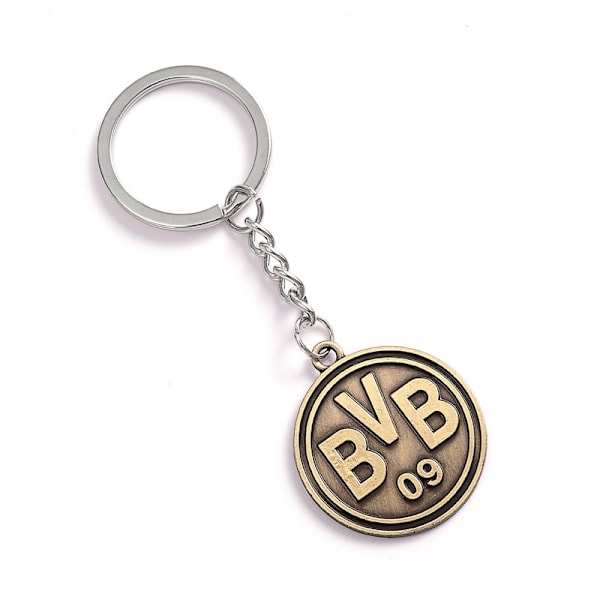 Borussia Dortmund Keychain,  Bronze-Tone, Birthday gifts, Christmas gifts for football lovers