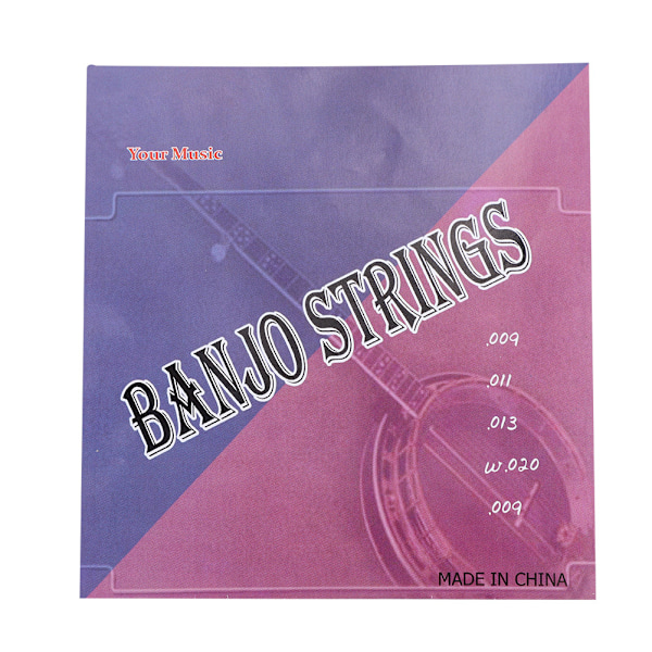 5PCS Strenge Begynder Banjo Streng Metal Sæt af Strenge