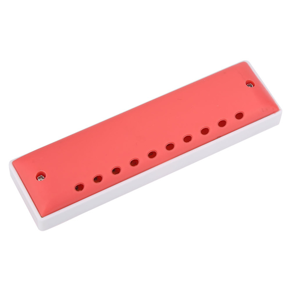 10 Hull Resin Munnspill Barn Leker Harmonika for Barn (Rosa)