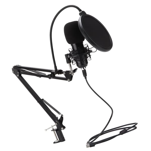 USB Desktop Kondensator Kardioid Pickup Professionel Mikrofon til Livestreaming Gaming