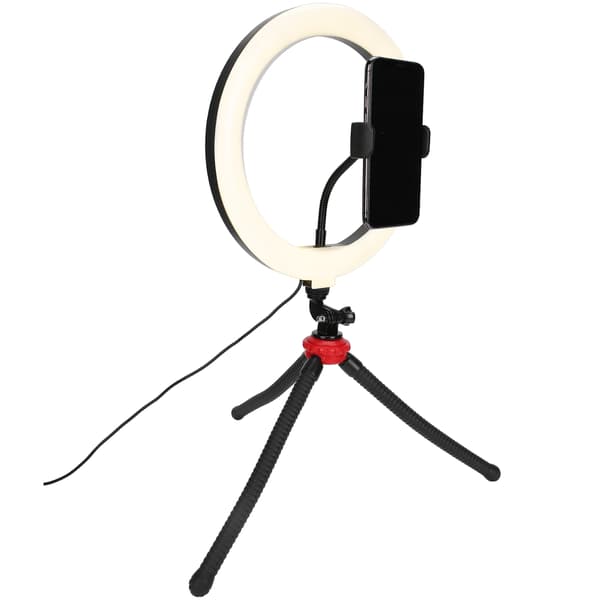 LED Fyldlys Foldbar Live Broadcast Selfie Ring Kamera Skydning Makeup Skrivebordslampe