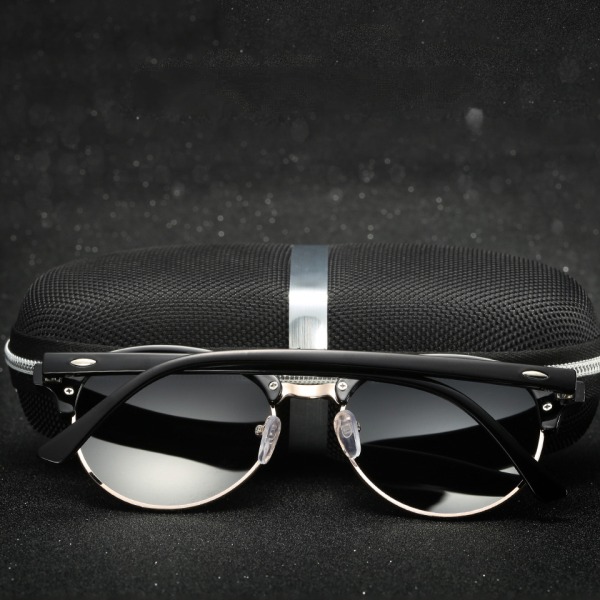 Runda solglasögon | Polariserat UV-skydd | Färgglada spegelsolglasögon för kvinnor | Retro designer