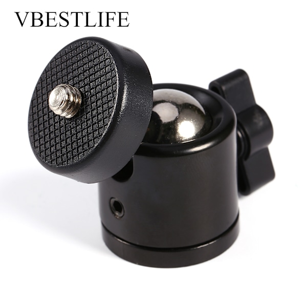VBESTLIFE 360° Vridbar Rotationsbar 1/4'' Skruv Kulhuvudfäste Kulhuvud Stativfäste