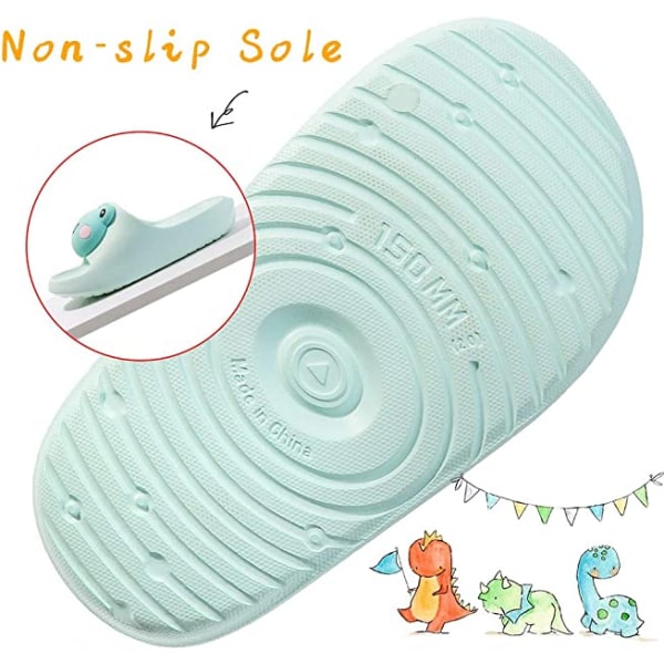 Børnesliders - Drenge og Piger Tøfler - Småbørns Strand Pool Slides Sandaler Slip-on Sommer Flip Flops