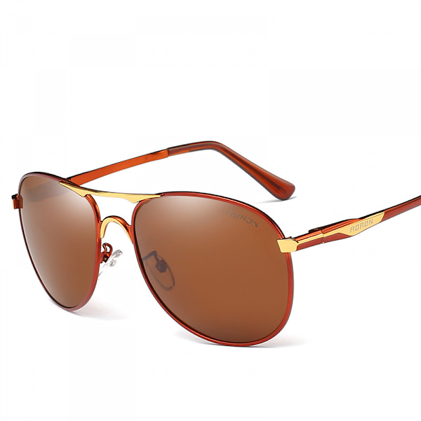 Aviator-aurinkolasit miehille ja naisille, polarisoidut - UV 400 -suoja, mukana kotelo, 61 mm