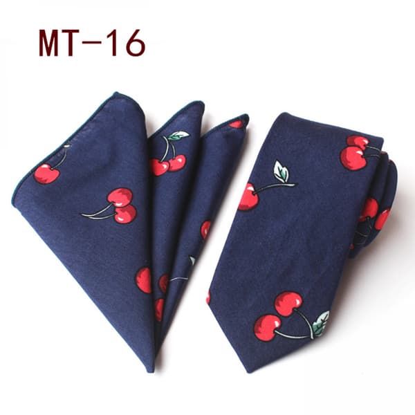 Bomull Paisley Slips och Näsduk Set, v
