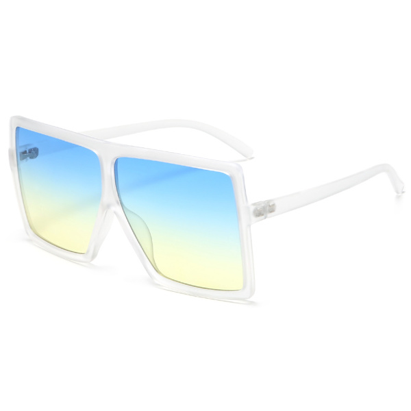 Kvadratiska Aviator Fashion Solglasögon För Män Kvinnor Legering Båge Glasögon
