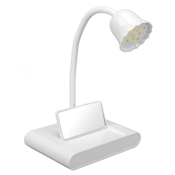 20W Kynsien Kovettava Lamppu 8kpl Valosirut LED Peili Geelilakka Kuivaaja USB-Kaapelilla Koti- ja Salonkäyttöön