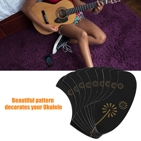 10 st självhäftande plektrumskydd för 23~26 tum Ukulele
