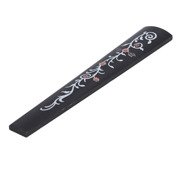 4/4 Fiolin Fingerboard Ibenholt Trevirke Gripebrett Fiolin Finger Plate Erstatning Strengeinstrument Tilbehør Blomsterranke