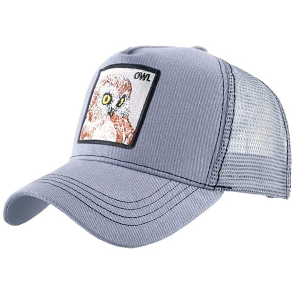 Unisex Dyre Mesh Trucker Hat Snapback Broderet Patch Baseball Caps, MTY-GY