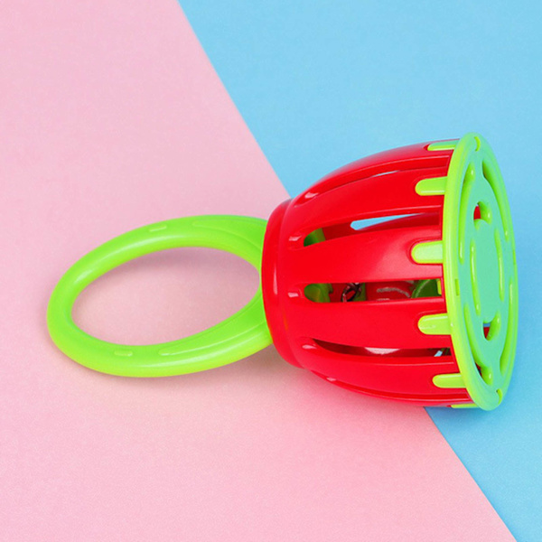 Käsikellon Jingle-Rattle-Kellotikku Muovi Shaker Käsikellon Leikki Lasten Lapsille Punainen Vihreä