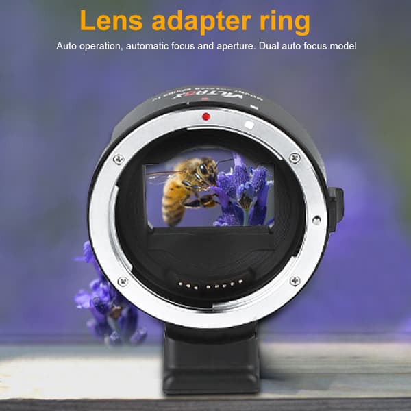 Viltrox EF-NEX IV Autofokus overføringsadapterring for Sony E-fatning kamera