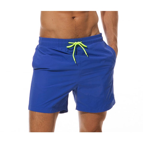 Wekity badbyxor för män Quick Dry strandshorts med blixtlåsfickor och mesh (YKC09)