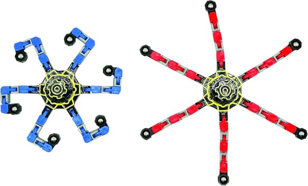 Fidget Spinners, 2-pack Stapelbara Spindelstjärnor för Stresslindring, Sensoriska Leksaker för Barn och Vuxna med Ångest 2 Pack 7*6*2