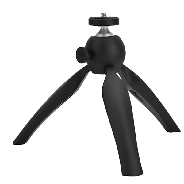 Telefonhållare Tripod Handheld Stabilisator Handgreppsfäste för Smartphone Telefon Gopro (Svart)