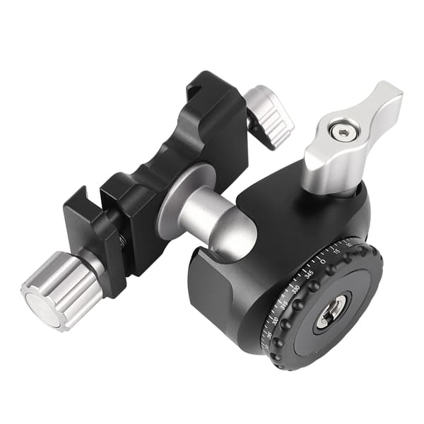 360° rotasjon D25R luftfart aluminiumslegering CNC kulehode kulehode skrufeste stativ for kamera