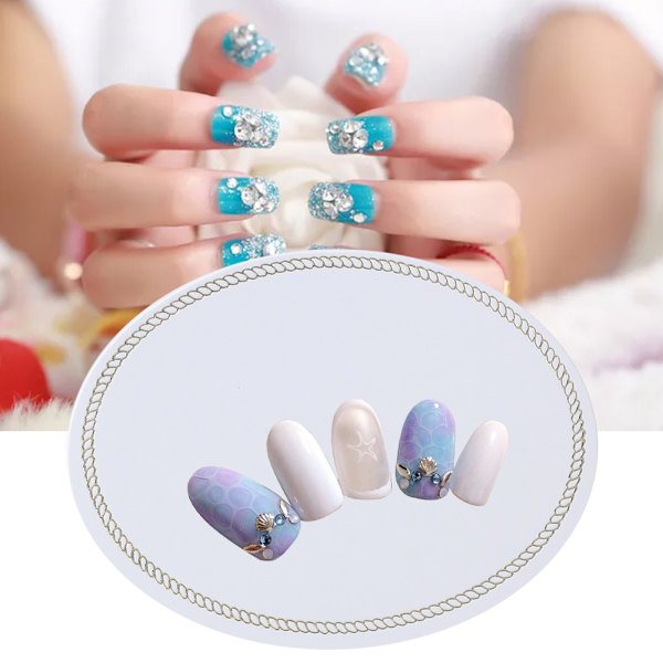 Neglelak Gel Farve Display Kort Akryl Gel Tips Manicure Salon Tilbehør 1#Pink