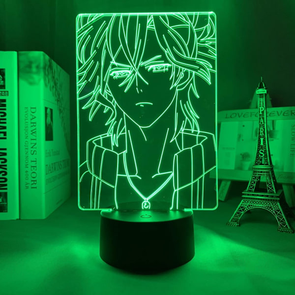 WJ Diabolik Lovers Yuma Mukami Anime LED-lys til soveværelsesindretning, natlys, børnefødselsdagsgave, natlys, 3D-lampe Diabolik Lovers