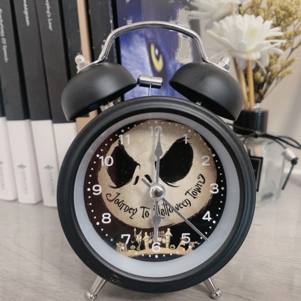 SAYTAY Bedroom Alarm Clock, Christmas Eve Cartoon Alarm Clock , Student Home Decoration Desktop Clock