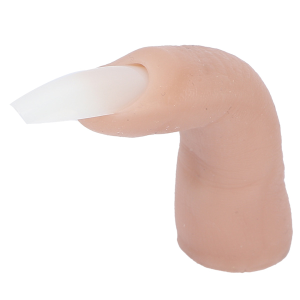 Nagelkonst träningsövningsfinger manikyr skyltdocka falsk handfinger med nagelspetsar