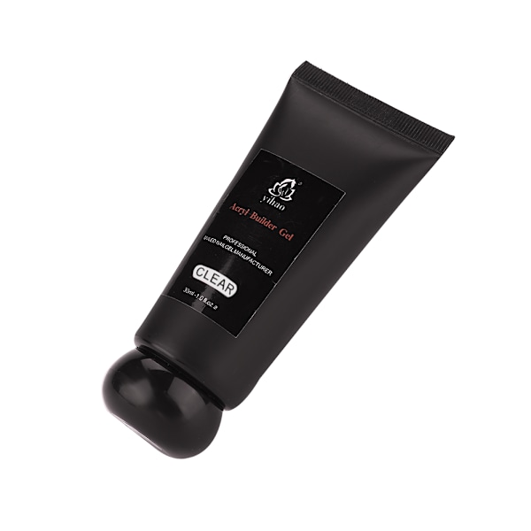 Nagel Quick Building Gel Nagelform Tips Set Förlängning Lim Nagelkonst UV Builder Vit