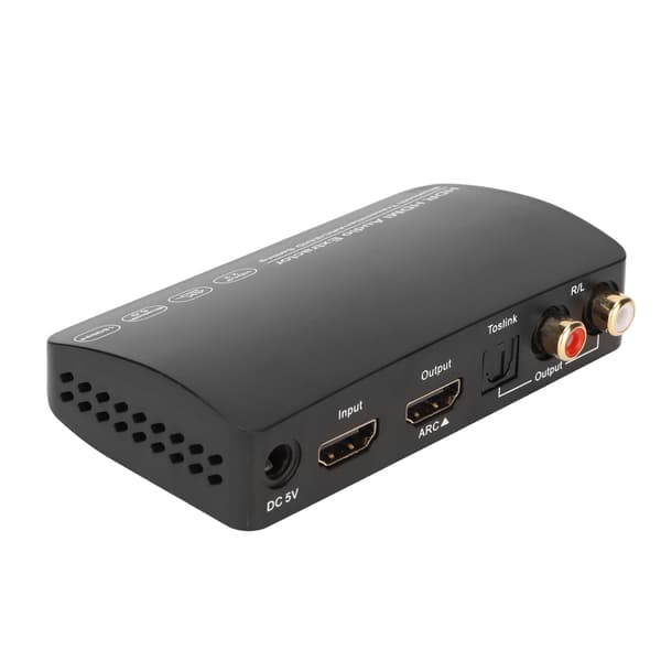 Audio Extractor 4K 60Hz HDR Synkron ARC Audio Splitter med 5.0 Bluetooth-sender til computer