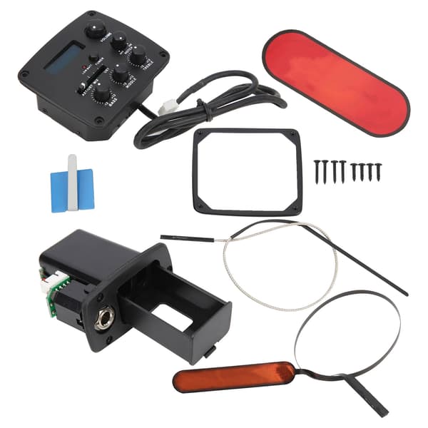 Akustisk gitarr pickup preamp equalizer system 4 band instrument tillbehör del T65C