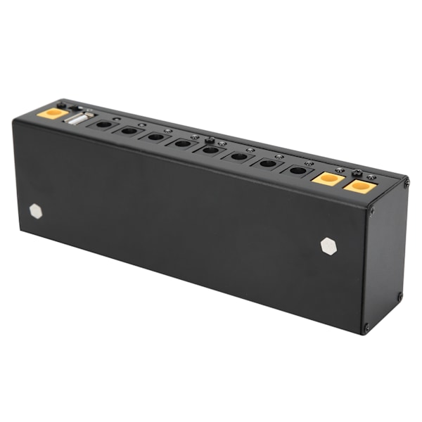 Pedal Power Supply Elektrisk Gitarr Effektbräda Kortslutning/Överströmsskydd 100‑240VUS-kontakt