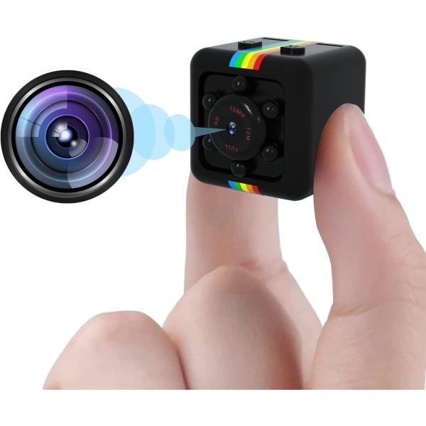 Mini spionkamera Trådlös spionkamera gömd kamera 1080P HD Bärbar liten kamera med rörelsedetektering loop inspelning, Nanny Cam för inomhus utomhus