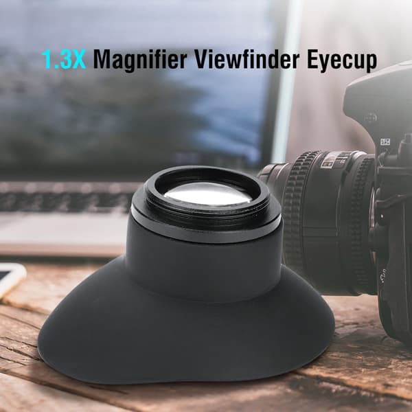 Lättviktskamera 1,3X Förstoringsglas Sökare Okular Adapter för DSLR-kameror