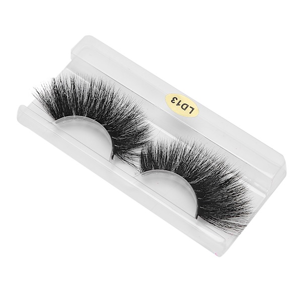 5D 25mm Falska Ögonfransar Makeup Falska Ögonfransar Fluffy Curling Långa Falska Ögonfransar LD13