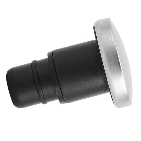 Massasjeapparat erstatningshode 18mm ytre diameter metall flatt hode rustfritt stål bærbar massasjetilbehørshhode