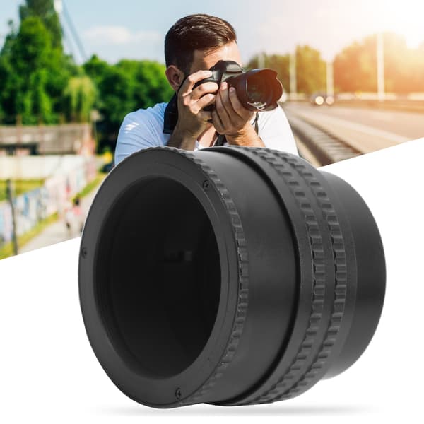 M52‑M42 25‑55mm Justerbar Fokuseringshelikoid Linsrör Makroförlängningsrör Loop